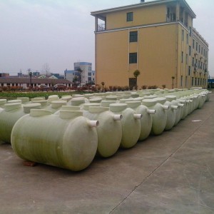魯強專業生產 玻璃鋼隔油池 環保化糞池 地埋式沉淀池 大型化糞池